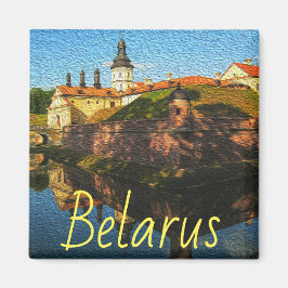 Weißrussland Nesvizh Palast Architektur Naturmagne Magnet