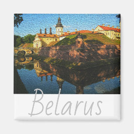 Weißrussland Nesvizh Palast Architektur Naturmagne Magnet