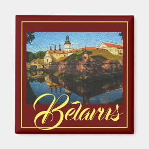 Weißrussland Nesvizh Palast Architektur Naturmagne Magnet