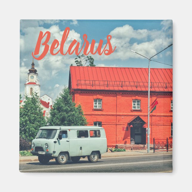 Weißrussland Orsha Architecture Red Mill Magnet (Vorne)