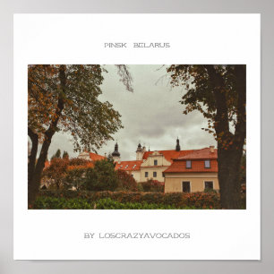 Weißrussland Pinsk Architecture Nature Poster