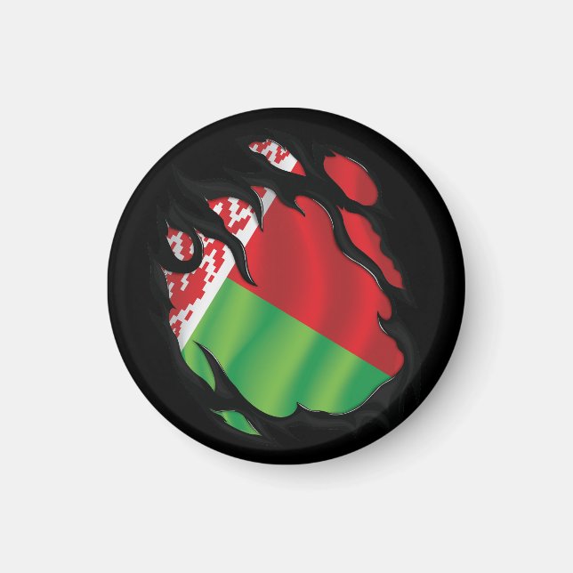 Weißrussland-Rippe Magnet (Vorne)