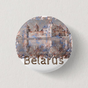 Weißrussland Schloss Mir Architektur Button Pin