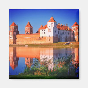 Weißrussland Schloss Mir Architektur Natur Magnet