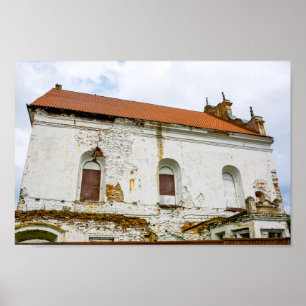 Weißrussland Slonim Große Synagoge-Architektur Poster