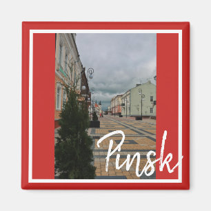 Weißrussland Stadt Pinsk Architektur Magnet