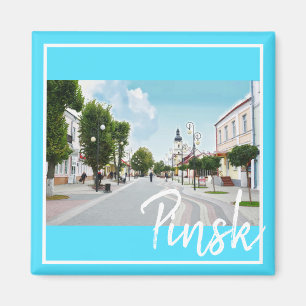 Weißrussland Stadt Pinsk Architektur-Magnet Magnet