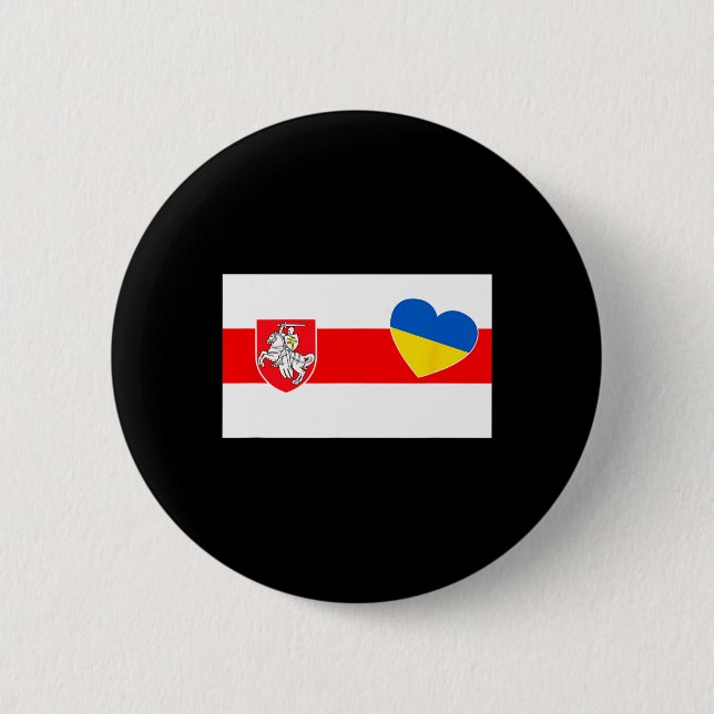 Weißrussland steht mit der Ukraine Belarussen unte Button (Vorderseite)