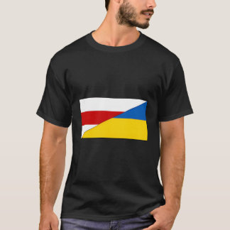 Weißrussland Ukraine Flag Weißrussischer ukrainisc T-Shirt