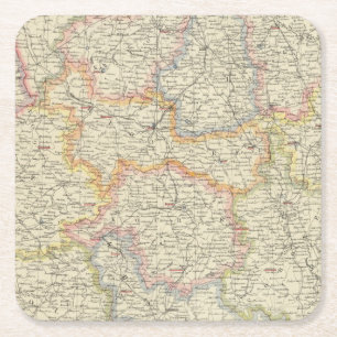 Weißrussland und Ukraine Rechteckiger Pappuntersetzer