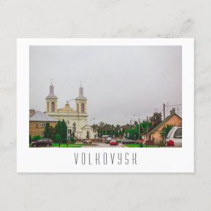 Weißrussland Volkovysk Stadt Architektur Postkarte
