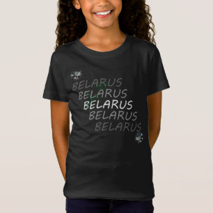 Weißrusslandische Blume T-Shirt