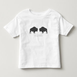 Weißrusslands Bison З б р у е л Б а р у с ь je nac Kleinkind T-shirt