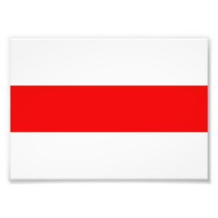 Weißrusslands Protestflaggensymbol Fotodruck