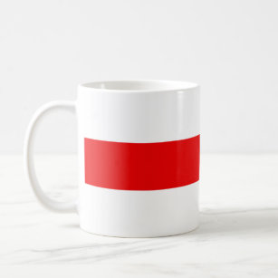 Weißrusslands Protestflaggensymbol Kaffeetasse