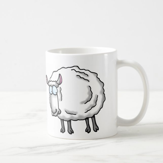 Weißschaf Kaffeetasse (Rechts)