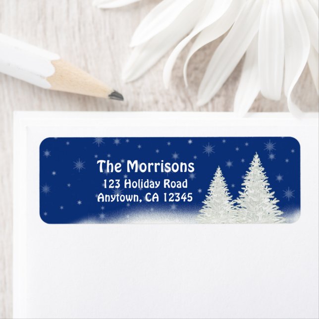 Weißschneebedeckte Bäume | Winter Holiday Address (Insitu)