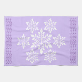Weißschneeflocke Geschirrtuch