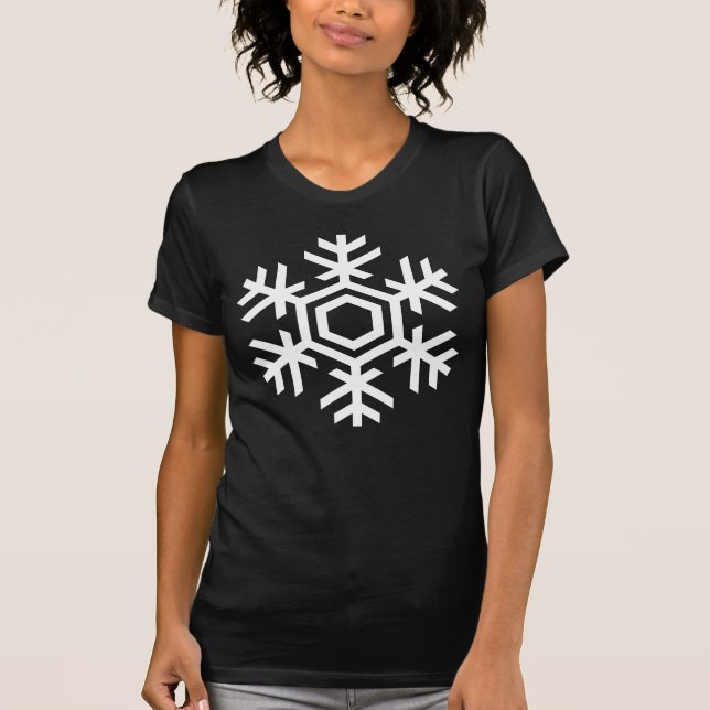 Weißschneeflocke T-Shirt (Vorderseite)