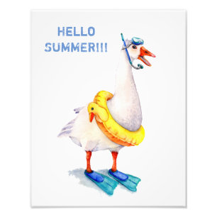 Weißschnorchelgans Fotodruck