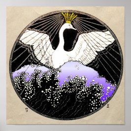 Weißschwan von Zar Saltan Poster