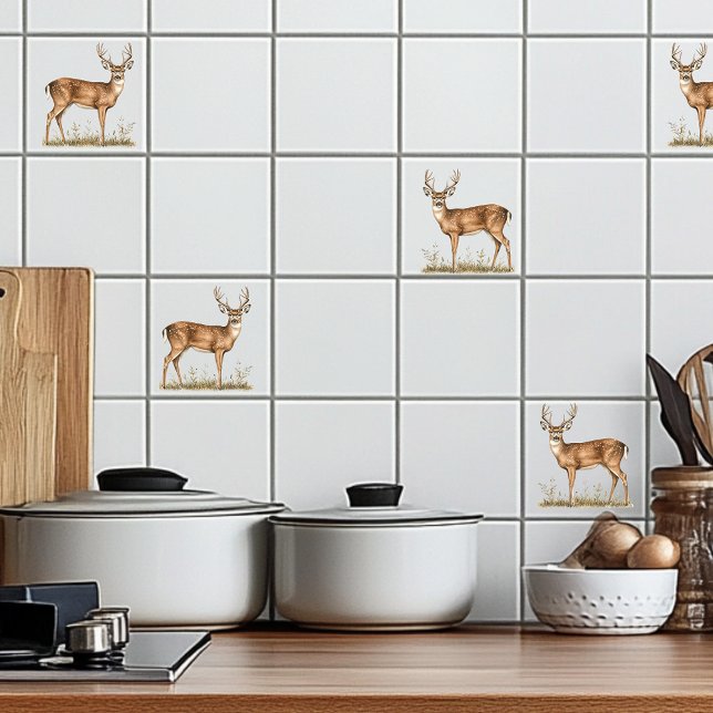 Weißschwanzhirsche Fliese (Von Creator hochgeladen)