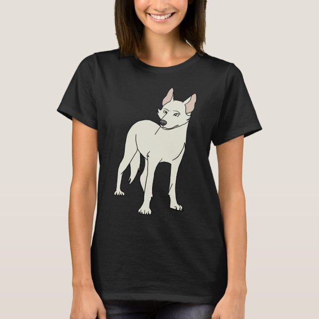 Weißsibirischer Husky 36 T-Shirt (Vorderseite)