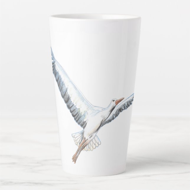 Weißstorch Milchtasse (Vorderseite)