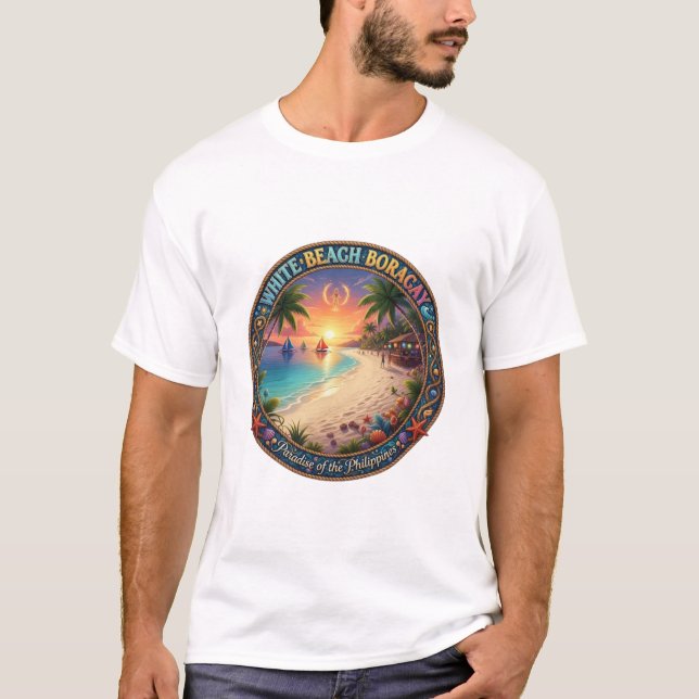 WEISSSTRAND BORACAY T-Shirt (Vorderseite)