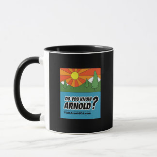 Weißt du Arnold? BesuchArnoldCA Black&White Tasse