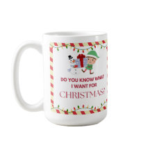 "Weißt du, was ich zu Weihnachten gewollt habe?"