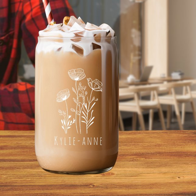 Weißtypografie Dosenglas (Von Creator hochgeladen)