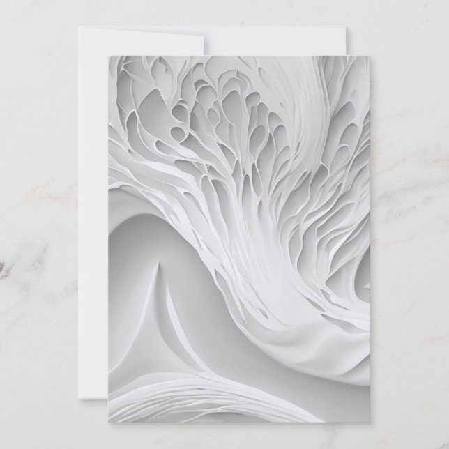 Weißwabenwabe Save the Date (Vorderseite)