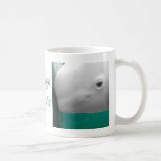 Weißwal-aufpassende Tasse