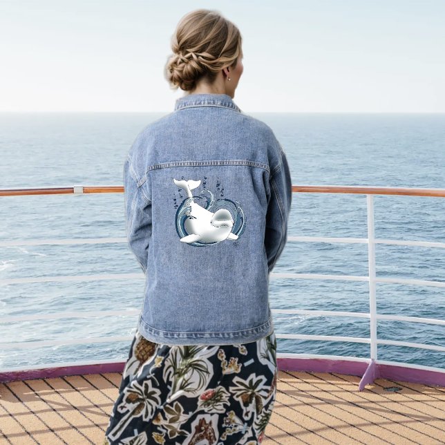 Weißwal Blau Jeansjacke (Von Creator hochgeladen)