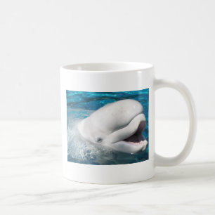 Weißwal-Lächeln Tasse