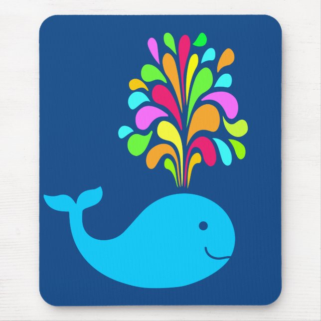 Weißwal Mousepad (Vorne)
