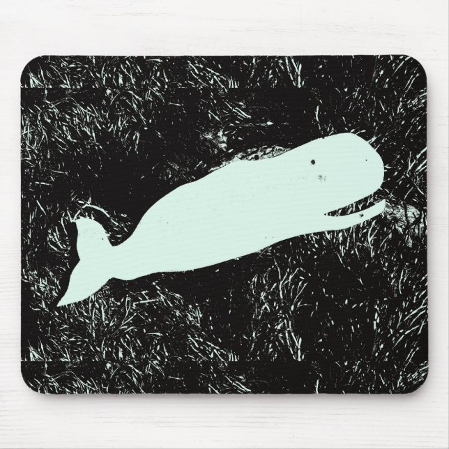 Weißwal-Mousepad Mousepad (Vorne)