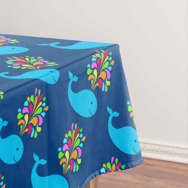 Weißwal Tischdecke (Beispiel)