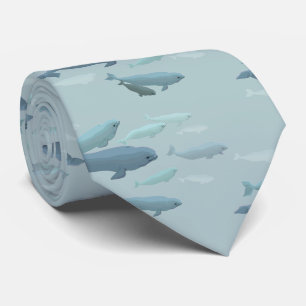 Weißwal-Wal-Krawatten u. Krawatte