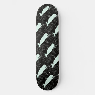 Weißwale schwarz Thunder_Cove Skateboard