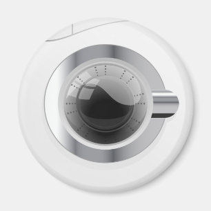 Weißwaschmaschine Magnet