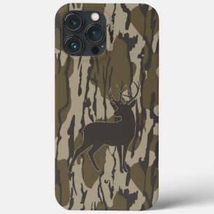 Weißwedelhirsch-Jagd-Tarnung: Vertical Bark Timber Case-Mate iPhone Hülle