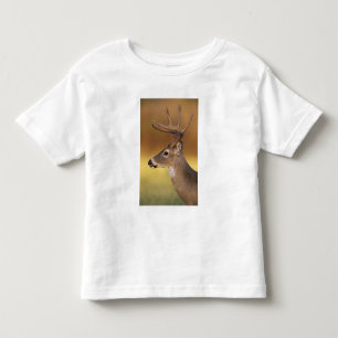 Weißwedelhirsch, Odocoileus virginianus, Kleinkind T-shirt