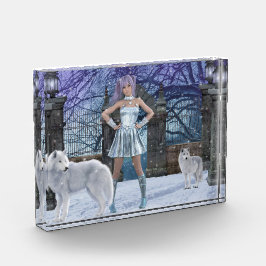 Weißwölfe Fotoblock