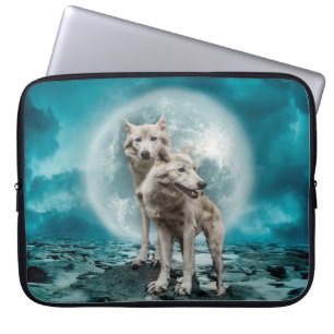 Weißwölfe Laptopschutzhülle