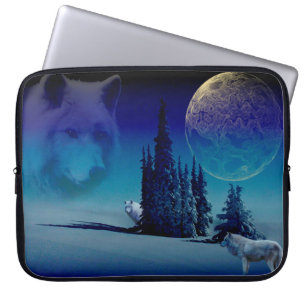 Weißwölfe Laptopschutzhülle