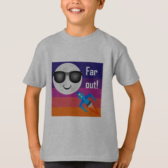 Weit aussehendes Design - Kids-T - Shirt (Vorderseite)