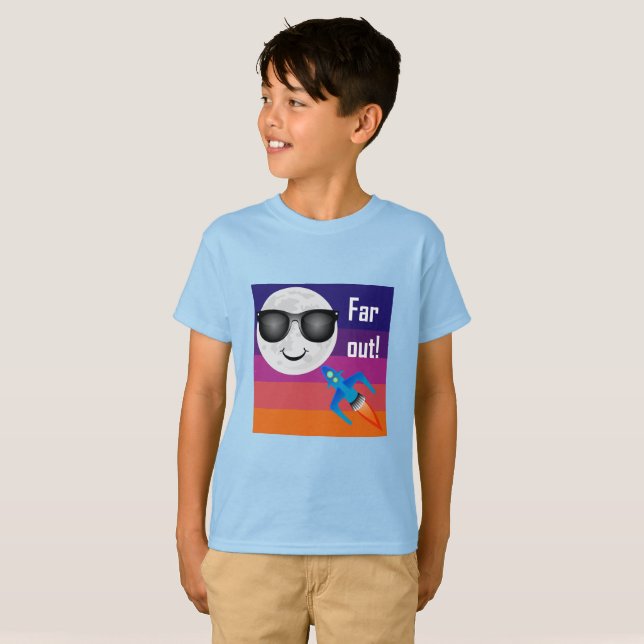 Weit aussehendes Design - Kids-T - Shirt (Vorne ganz)