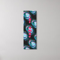 Weit entfernt grüne Spiralgalaxien im Weltraum